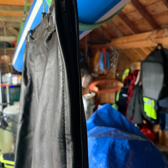 DANIER Lamb Leather Danier pants - Picture 3 of 4